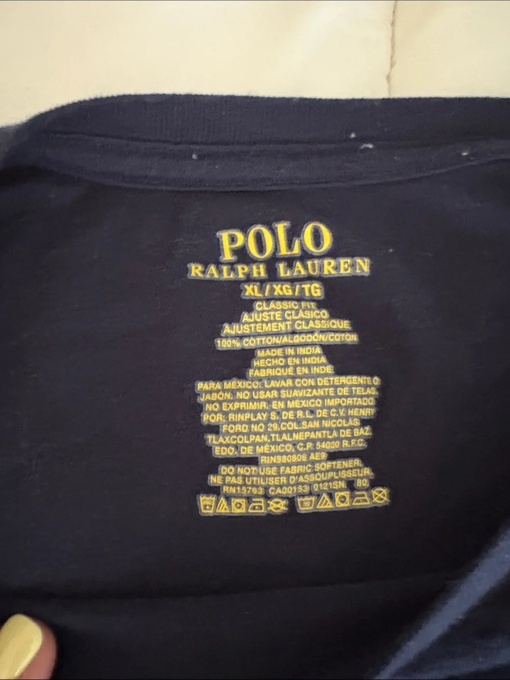 Polo by Ralph Lauren Men's Short Sleeve Tees - Navy & Royal Blue